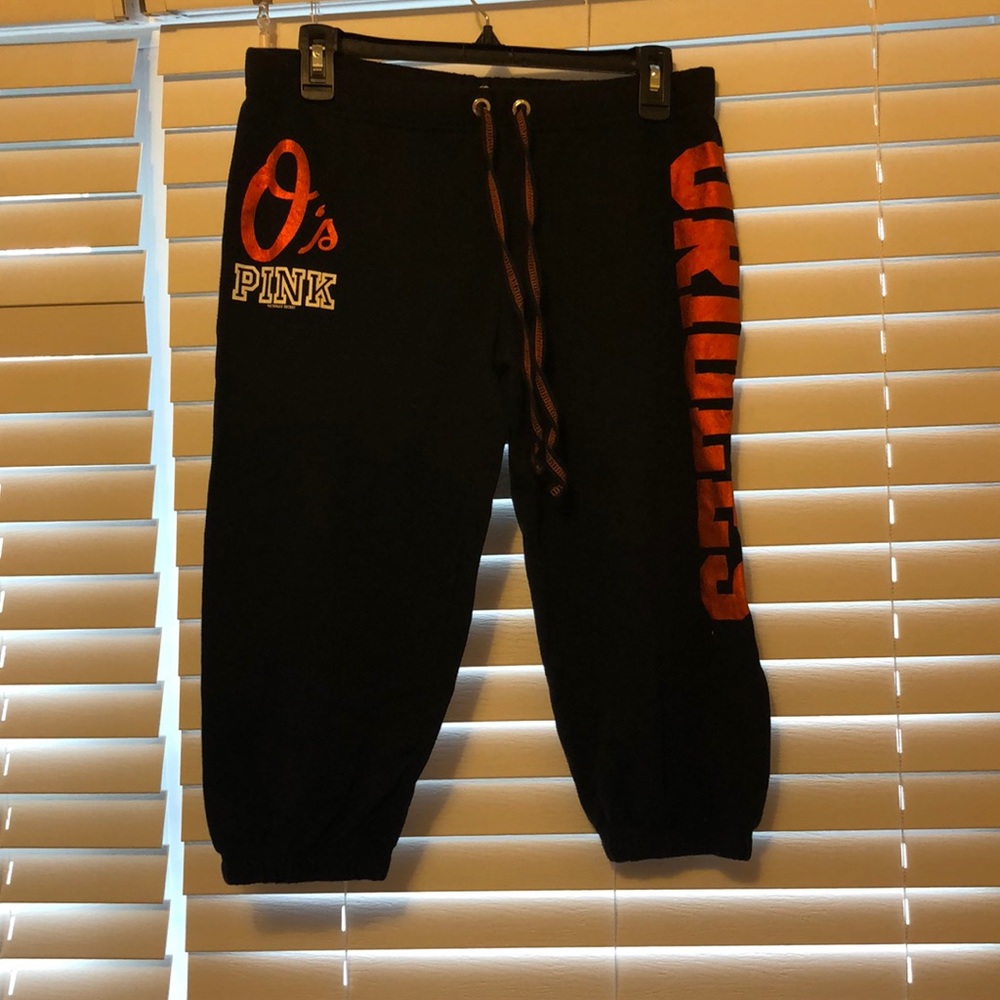VS PINK Orioles Cropped Sweatpants